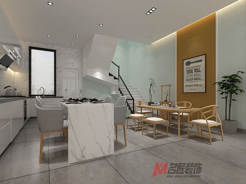 臺州市濱江·鉑金海岸北歐風格別墅裝修案例