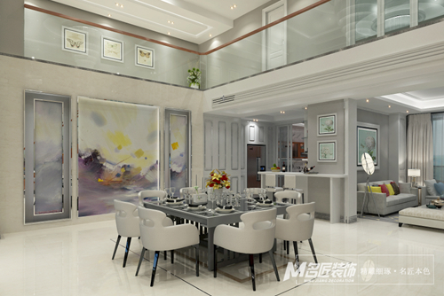 珠海市九洲保利天和現(xiàn)代簡約風(fēng)格復(fù)式裝修案例